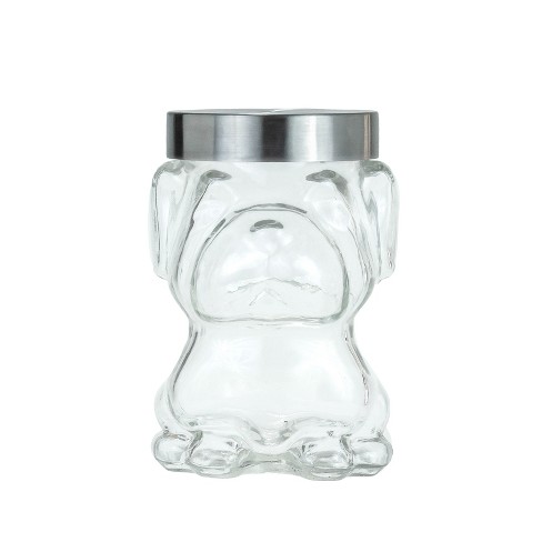 Amici Pet “i Did It For The Cookie” Glass Canister, Cute Dog Treat