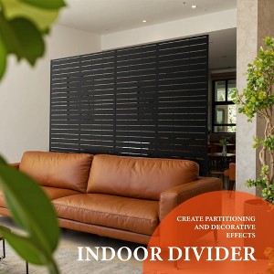 Galvanized Steel Metal Outdoor Privacy Screen, Patio Privacy Screen Deck Privacy Screen Balcony Privacy Screen Terrace Privacy Screen - 1 of 4