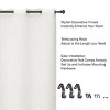 Hastings Home 1-Inch Curtain Rod - Decorative Modern Square Finials and Hardware - For Home Decor in Bedroom and Kitchen, 48-84-Inch, Black - 4 of 4