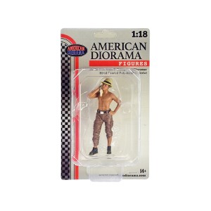 "4X4 Mechanic" Figure 1 for 1/18 Scale Models by American Diorama - 1 of 4