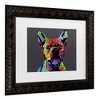 Trademark Fine Art Michael Tompsett French Bulldog Gray Matted Framed Art - 3 of 4