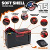 Mockins 15 Cu.Ft Waterproof Cargo Bag - 48x31x18" and Packing Cubes - Red - 2 of 4