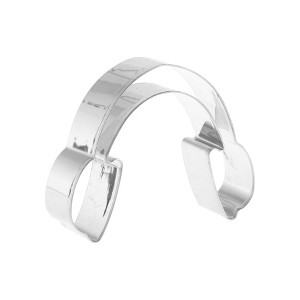 Unique Bargains Pastry Cutter Music Note Cookie Cutter Dishwasher Safe Stainless Steel Silver Tone 1Pcs - 1 of 4