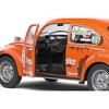 1974 Volkswagen Beetle 1303 #8 Matt Orange "Jagermeister" Tribute "Competition" Series 1/18 Diecast Model Car by Solido - 3 of 4