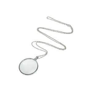 Unique Bargains Magnifying 90cm Neck Strap Magnifier 10X Magnification Zinc Alloy 4.2cm 1 Pc - 1 of 4