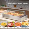 VEVOR 9-Pan Commercial Food Warmer, 9 x 5QT Electric Steam Table with Glass Cover, 1500W Countertop Stainless Steel Buffet Bain Marie - 3 of 4