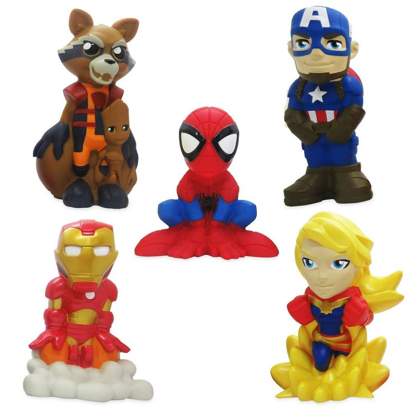 Disney Marvel Avengers 6pc Bath Toy Set - Disney store, 1 of 5