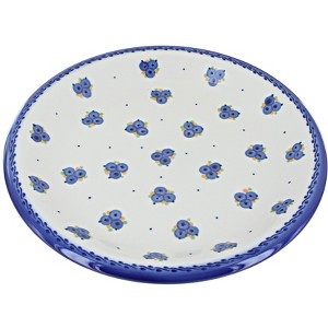 Blue Rose Polish Pottery T03 Galia Dinner Plate - 1 of 1