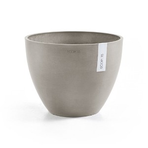 Ecopots Antwerp Durable Modern Round Indoor/Outdoor Recycled-Based Composite Flower Pot Planter - 1 of 4