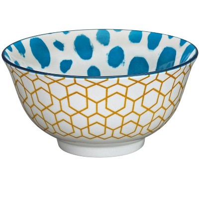 CILIIO "Honeycomb" Porcelain Bowl, 17 fl. oz., 6" dia., Set of 6