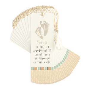 Dicksons No Foot so Small Cream 6 x 2 Inch Keepsake Tassels Bookmarks Pack of 12 - 1 of 4