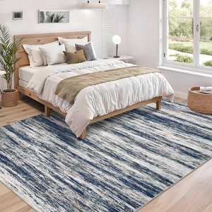 Area Rug for Living Room Machine Washable Ultra Soft Large Carpet Stain-Resistant Non-Slip Fade-Resistant Bedroom Accent Carpet Abstract Area Rug - 1 of 4