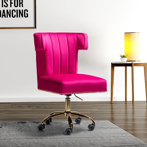 Dark pink 2025 office chair