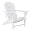 WestinTrends Highland Outdoor Patio HDPE Adirondack Chair With Cup Holder - image 4 of 4