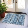 Modern Geometric Area Rug Plush Soft Wool Machine Washable Carpet, Non-Slip Large Rug for Living Room, Bedroom, Dining Room - 2 of 4