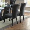 Vynxaria 2 Piece Set of Dark Walnut Colored Dining Chairs, 39' Wooden, V - Frame Backrest - Fit for Dining and Living Rooms - 4 of 4