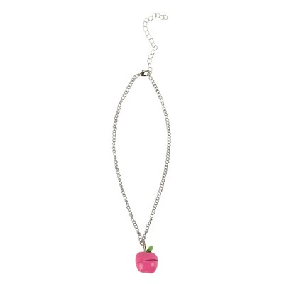 Hello Kitty Apple 14" Locket Necklace With Character Inside