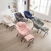Sapphtopaz Accent Chair Lazy with Ottoman Lounge Chair with Armrests and a Side Pocket Living Room Chair Sofa Chair Comfy Chair - 2 of 4