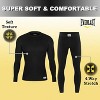 Everlast Mens Thermal Underwear Set Super Warm & Insulated Waffle Thermal Shirt & Long Johns Cold Weather - 2 of 4