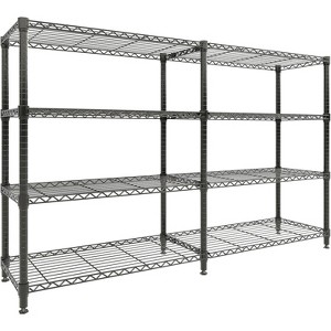 5-Tier Metal Wire Storage Rack, Heavy Duty 1325 lbs Capacity, Adjustable Industrial Shelving for Kitchen & Garage - 1 of 4