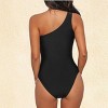 Women's Mesh Panel One-Shoulder One-Piece Swimsuit - Cupshe - 3 of 4