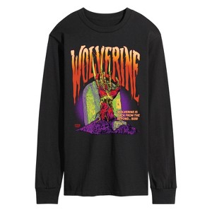Men's - Marvel - Zombie Wolverine Long Sleeve Graphic T-Shirt - 1 of 3