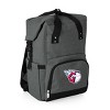 MLB Cleveland Guardians On The Go Roll-Top Cooler Backpack - Heathered Gray - 2 of 4