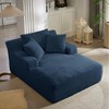 Dolonm 66" Deep-seated Armchair Recliner, Compressed Boneless Modern Sofa, Corduroy,No Assembly,for Living Room and Bedroom - 3 of 4