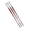 da Vinci COLLEGE Student Brush, Synthetic, Acrylic & Oil, Round, Series 8730, Size 10, Pack of 3 - 3 of 3