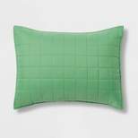 Microfiber Sham Light Green - Pillowfort™