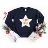 Simply Sage Market Women's Graphic Sweatshirt Merry and Bright Star - 3 of 4