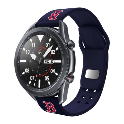 MLB Boston Red Sox Samsung Watch Compatible Silicone Sports Band - 22mm