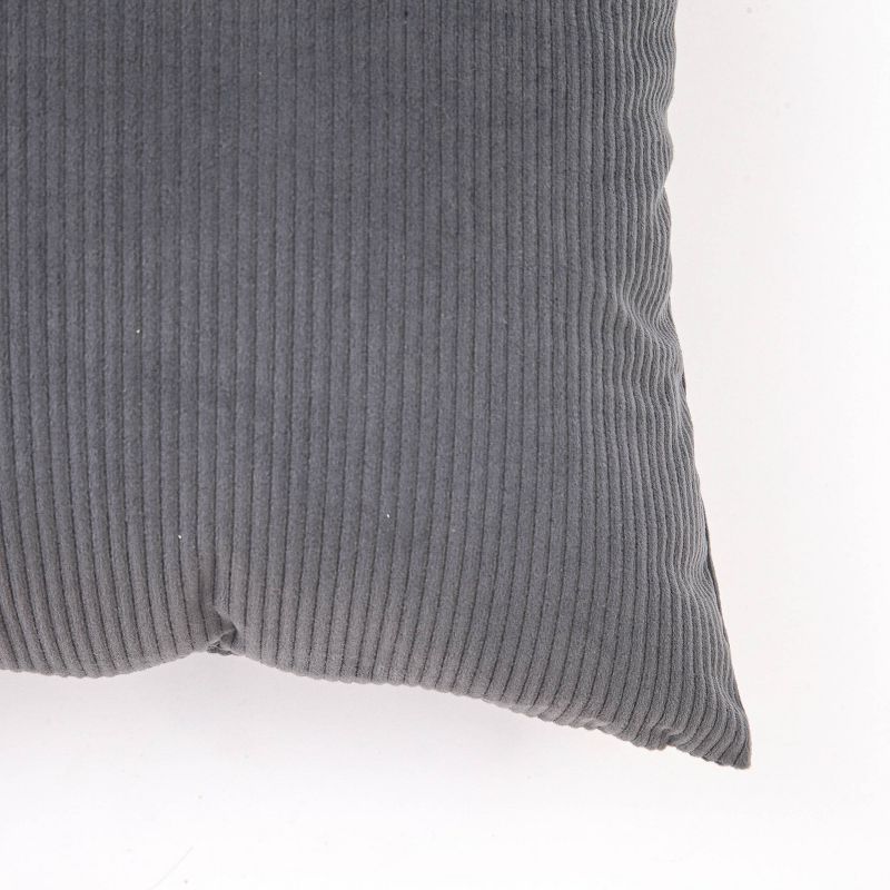 18"x18" Solid Ribbed Textured Square Throw Pillow - freshmint, 4 of 15