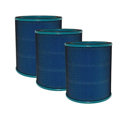 Nispira HB-R22D True HEPA Replacement Filter 2 in 1 with Pre-filter For SKJ-CR022D Air Purifier Removes Dust Smoke VOCs chemical. 3 Packs