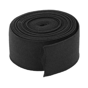 Unique Bargains Polyester Tailoring Sewing Waistband Handicraft Elastic Band Black 6 Yards 1 PC