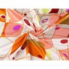 Allegra K Women's Flower Print Stripe Polyester Neck Scarf Neckerchief - 4 of 4