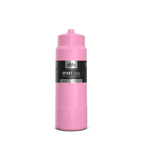 Hydrapeak 26oz Insulated Water Bottle With Straw Lid Matching Color Cap And  Rubber Boot Peony : Target