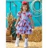 Bluebell Gingham Floral Casual Dress Mia Belle Girls - 4 of 4