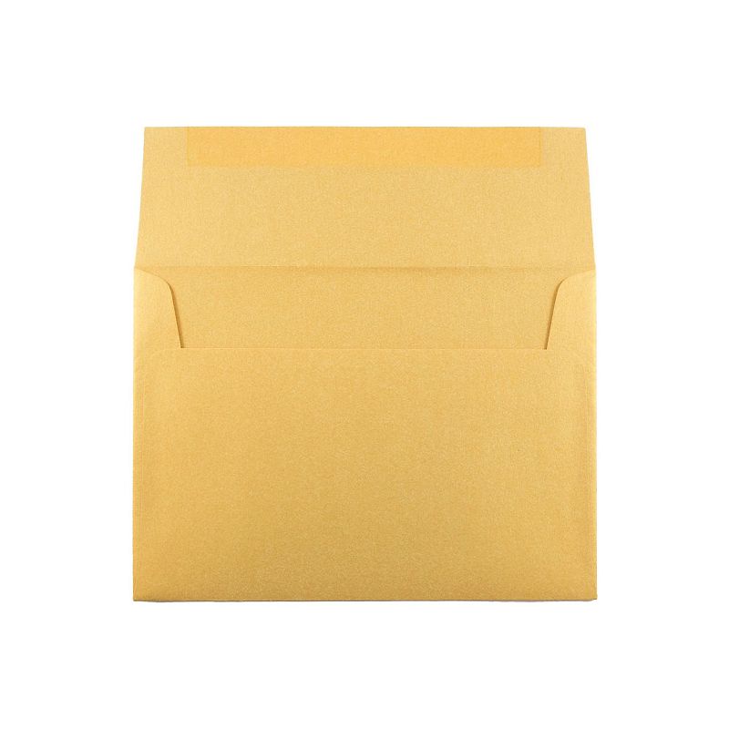 JAM PAPER A7 Invitation Envelope 5 1/4 x 7 1/4 Metallic Fashion Assortment 125/pack (41346H) , 2 of 3