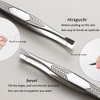 LOVELAY CREATIONS 2-Piece Stainless Steel Tweezers - 2 of 4