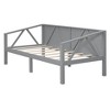 KIGFTSOD Elegant design Twin size Daybed, Gray - 4 of 4
