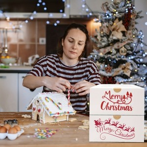 Racxily 80sets Cake Boxes + Cake Boards - Disposable Cake Containers with Clear Window, Food-Grade Sturdy Material, Perfect for Birthday/Wedding - 1 of 4