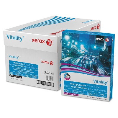 Xerox Vitality Multipurpose 3-Hole Punched Paper 8 1/2 x 11 White 500 Sheets/RM 3R02641RM