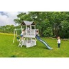 Avenlur Craftsman Swing Set: Montessori-style outdoor play with slide, clubhouse, gym bar, rock climb wall, and more! ASTM certified. Ages 3-11yrs. - 3 of 4