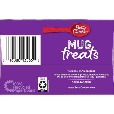 Betty Crocker Mug Treats Hot Fudge Brownie Cake Mix - 13.9oz/4ct