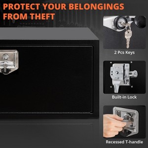 Iron Toolbox Single Door Car Tool Storage Under Vehicle Metal Tool Box Automotive Tool Organizer - 1 of 4