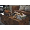 Storied Home Wood Coffee Table Natural: Teak Rectangular, No Assembly, 47.2" Length, 15.7" Height - 2 of 4