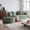 VASIP 112" Modern Oversized Sectional Sofa - 4-Seater Upholstered in Soft Chenille, Free-Form Curved Design - Living Room,Bedroom - 2 of 4