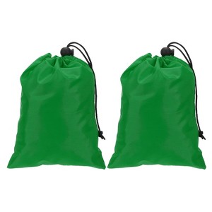 Unique Bargains Tear-Resistant Polyester Traveling Laundry Bag with Drawstring 2 Pcs - 1 of 4