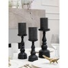 3x4 inch Pillar Candles Set of 3 ¨C Unscented Dripless Rustic Candles for Decor, Centerpieces, Weddings - 4 of 4